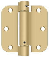 Deltana 3-1/2" x 3-1/2" x 5/8" Spring Hinge; Deltana