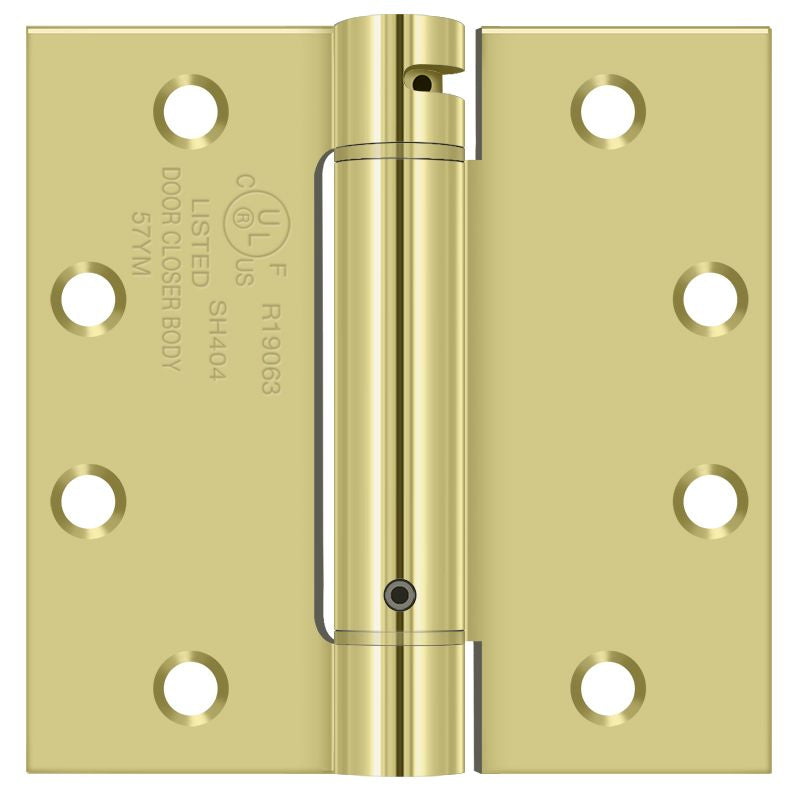 Deltana 4-1/2" x 4-1/2" Spring Hinge; Deltana