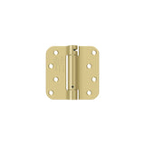 Deltana 4" x 4" 5/8" Radius Spring Hinge; Deltana