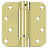 Deltana 4" x 4" 5/8" Radius Spring Hinge; Deltana