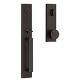 Baldwin Reserve Emergency Egress Santa Cruz Handleset with Contemporary Knob and Contemporary Square Escutcheon with 6AL Latch and Dual Strike Baldwin Reserve