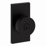 Baldwin Reserve Entry Contemporary Knob and Contemporary 5" Rose with 6AL Latch and Dual Strike Baldwin Reserve