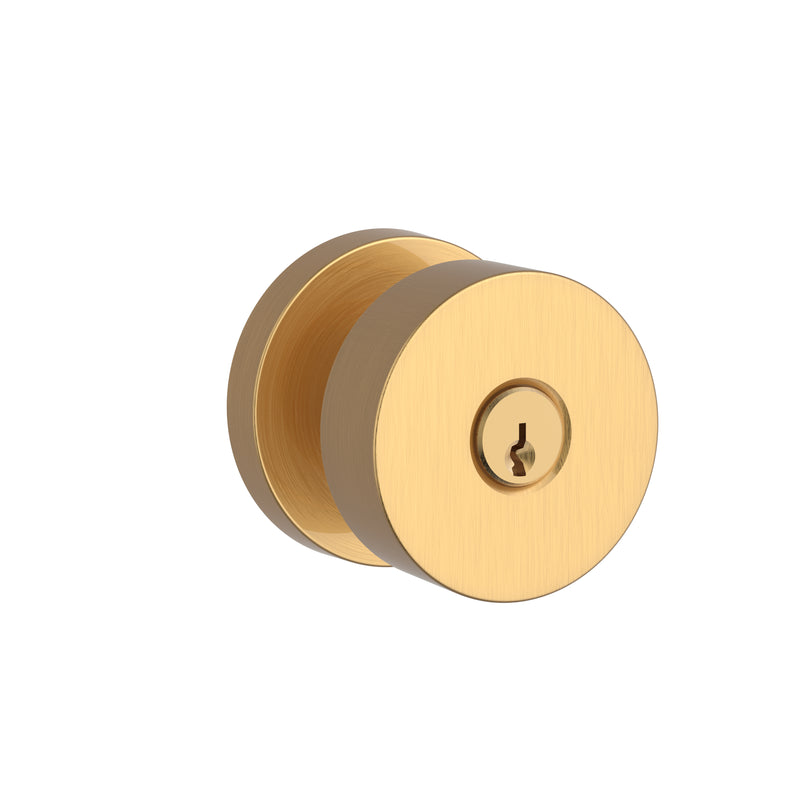 Baldwin Reserve Contemporary Knob Entry with 6AL Latch and Dual Strike Baldwin Reserve