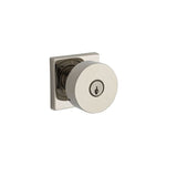 Baldwin Reserve Entry Contemporary Knob and Contemporary Square Rose with 6AL Latch and Dual Strike Baldwin Reserve