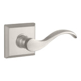 Baldwin Reserve Entry Curve Lever and Traditional Square Rose with 6AL Latch and Dual Strike Baldwin Reserve