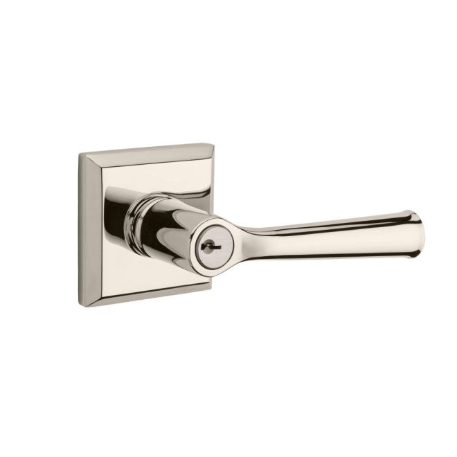 Baldwin Reserve Entry Federal Lever and Traditional Square Rose with 6AL Latch and Dual Strike Baldwin Reserve