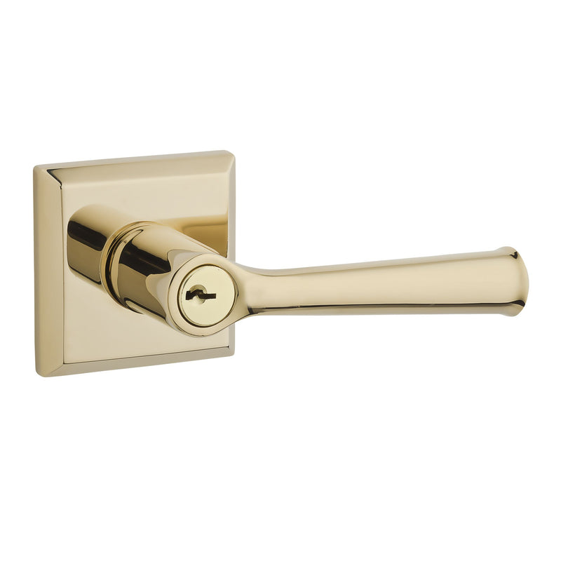 Baldwin Reserve Entry Federal Lever and Traditional Square Rose with 6AL Latch and Dual Strike Baldwin Reserve