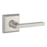 Baldwin Reserve Entry Square Lever and Traditional Square Rose with 6AL Latch and Dual Strike Baldwin Reserve