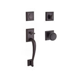 Baldwin Reserve Full Dummy Napa Handleset Round Knob and Traditional Square Rose Baldwin Reserve