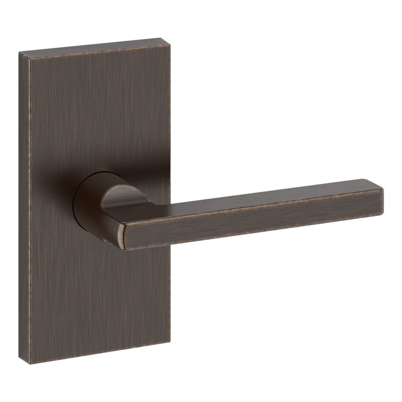 Baldwin Reserve Full Dummy Square Lever and Contemporary 5" Rose Baldwin Reserve