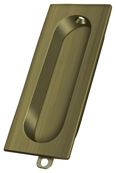 Deltana Flush Pull; Rectangle; 3-1/8" x 15/16"; Deltana