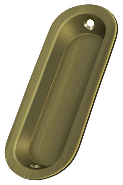 Deltana Flush Pull; Oblong; 3-1/2" x 11/4" x 5/16"; Deltana