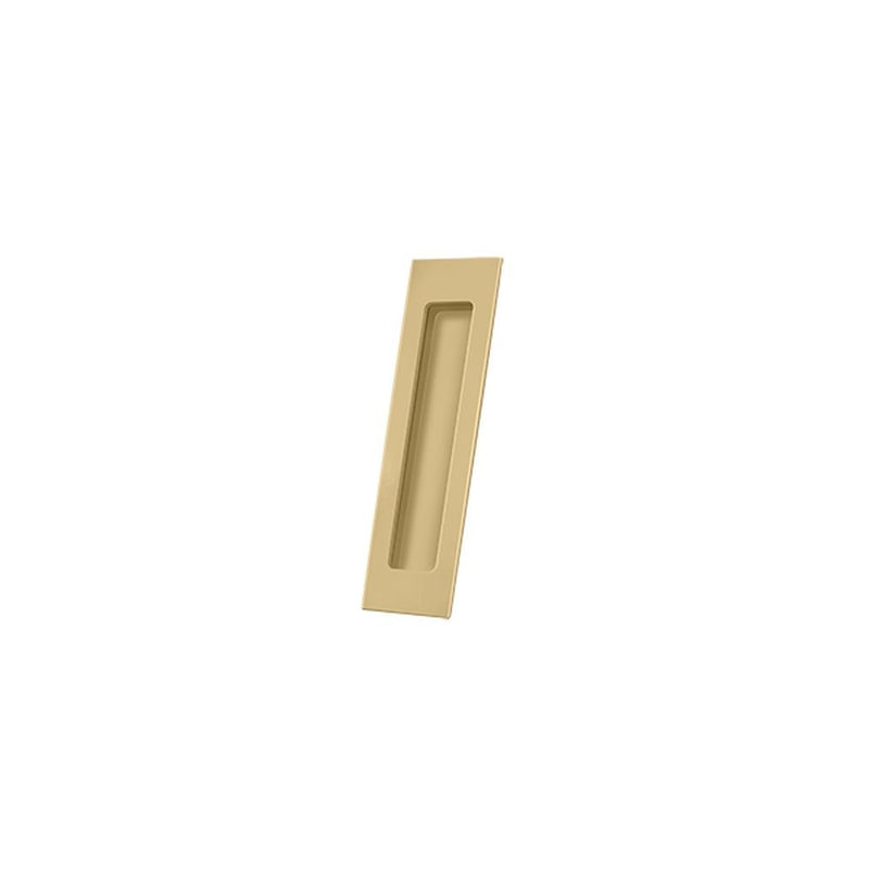 Deltana Flush Pull; Rectangular; Solid Brass; 7" x 1-7/8" x 3/8"; Deltana