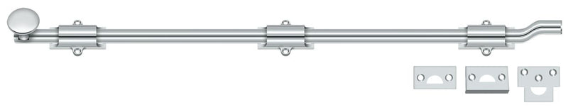 Deltana 26" Surface Bolt with Offset; Heavy Duty; Deltana