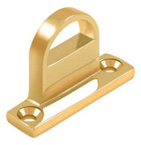 Deltana Heavy Duty Bracket for Heavy Duty Bolt; Solid Brass; Deltana