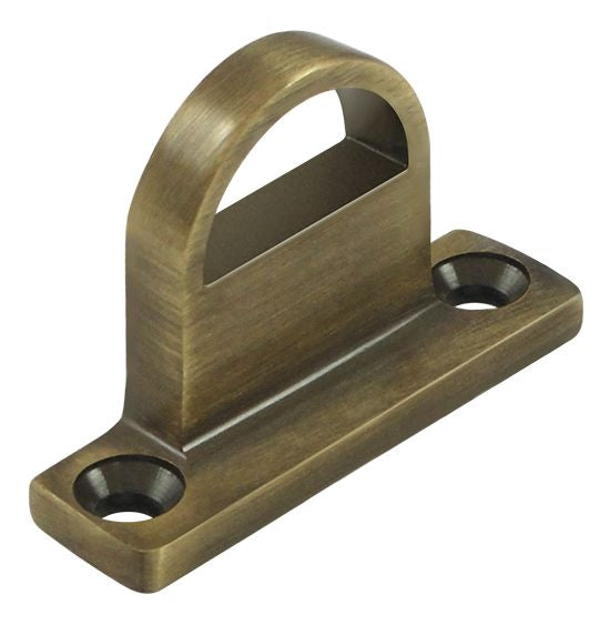 Deltana Heavy Duty Bracket for Heavy Duty Bolt; Solid Brass; Deltana