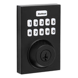 Kwikset Contemporary Home Connect Keypad Connected Smart Lock Deadbolt with Z-Wave 700 and SmartKey Kwikset