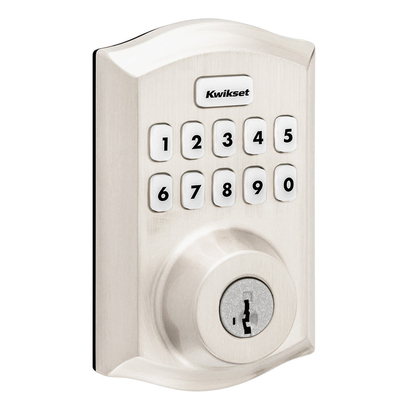 Kwikset Traditional Home Connect Keypad Connected Smart Lock Deadbolt with Z-Wave 700 and SmartKey Kwikset