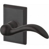 Baldwin Reserve Half Dummy Left Hand Arch Lever and Rustic Square Rose Baldwin Reserve