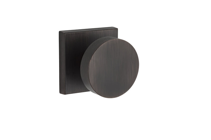 Baldwin Reserve Half Dummy Contemporary Knob and Contemporary Square Rose Baldwin Reserve