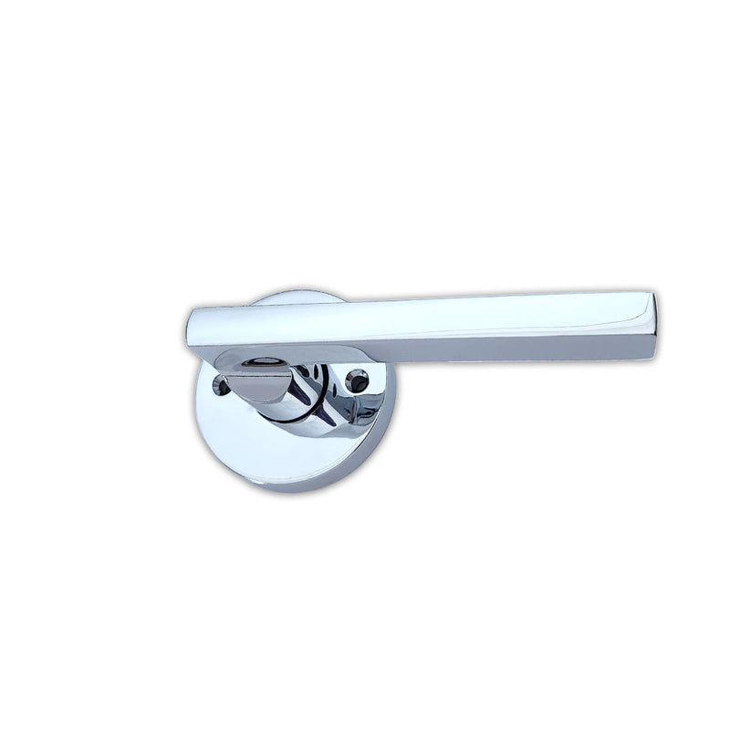 Baldwin Reserve Half Dummy Square Lever and Contemporary Round Rose Baldwin Reserve