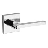 Baldwin Reserve Half Dummy Square Lever and Contemporary Square Rose Baldwin Reserve