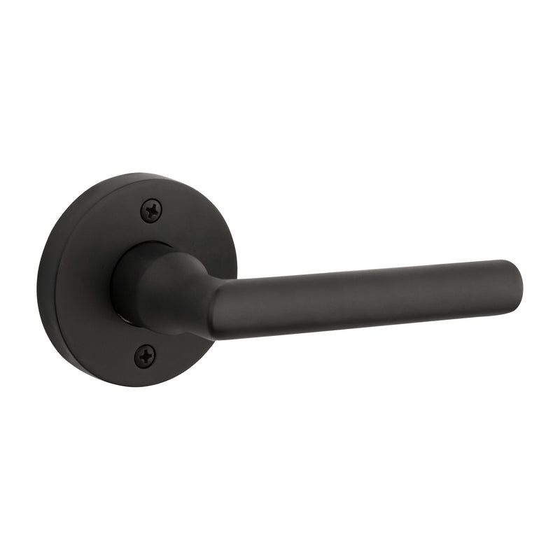 Baldwin Reserve Half Dummy Tube Lever and Contemporary Round Rose Baldwin Reserve