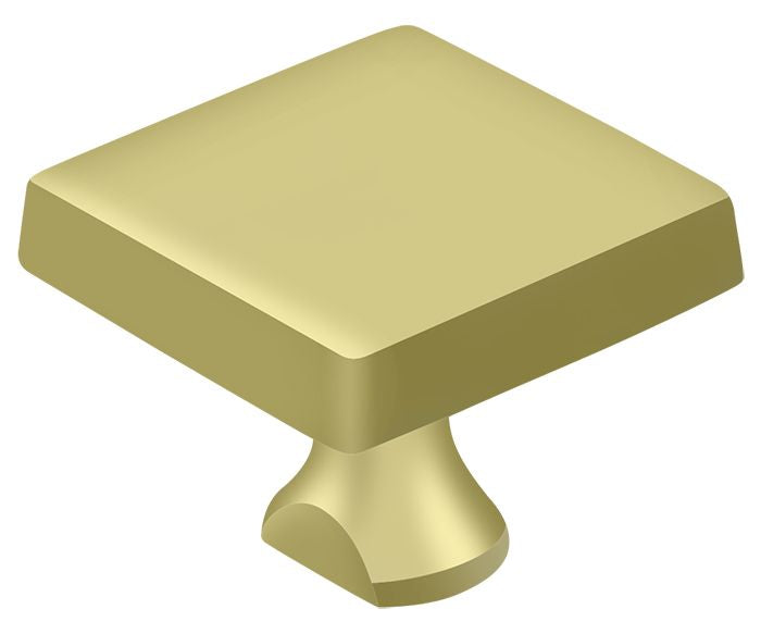 Deltana Solid Brass Square Knob For Heavy Duty Bolt; Deltana