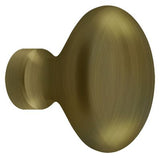 Deltana KE12 Knob; Oval/Egg Shape; Deltana