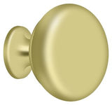 Deltana Cabinet Knob Round Solid; Deltana