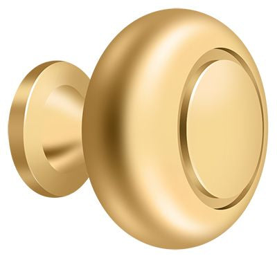 Deltana Cabinet Knob Round Groove; Deltana