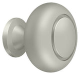 Deltana Cabinet Knob Round Groove; Deltana