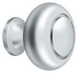 Deltana Cabinet Knob Round Groove; Deltana