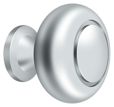 Deltana Cabinet Knob Round Groove; Deltana