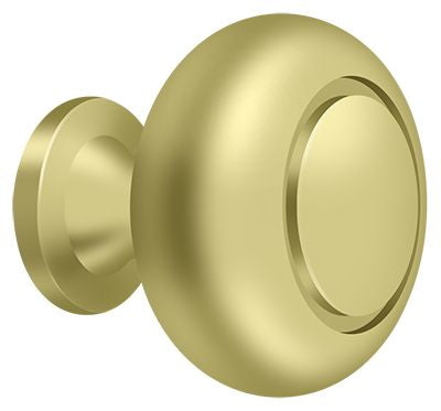 Deltana Cabinet Knob Round Groove; Deltana