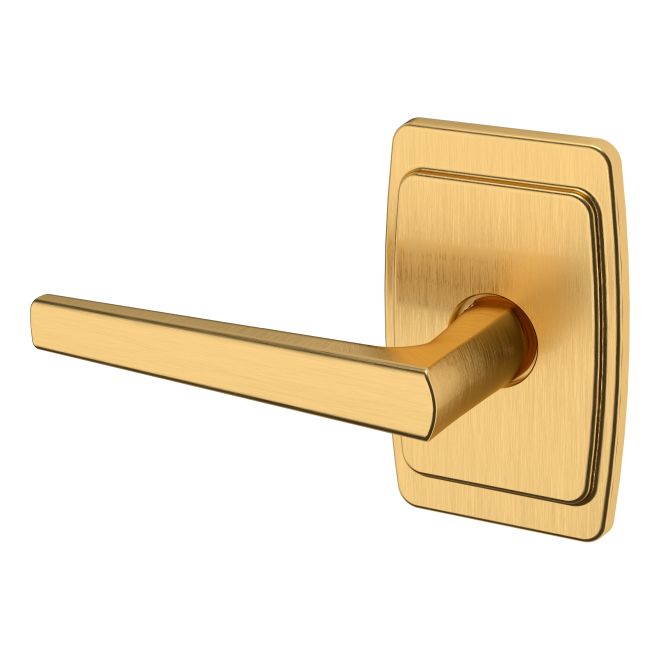 Baldwin L024 Preconfigured L024 Lever with R046 Rose Left Hand Half Dummy Lock Baldwin Estate