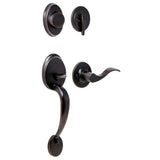 Weslock Hillcrest Dummy Handleset with  New Haven Trim Weslock