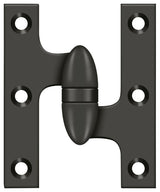 Deltana 3" x 2-1/2" Left Hand Olive Knuckle Hinge; Deltana