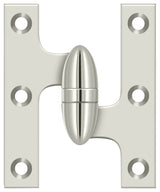 Deltana 3" x 2-1/2" Left Hand Olive Knuckle Hinge; Deltana