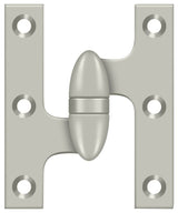 Deltana 3" x 2-1/2" Left Hand Olive Knuckle Hinge; Deltana