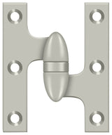 Deltana 3" x 2-1/2" Left Hand Olive Knuckle Hinge; Deltana