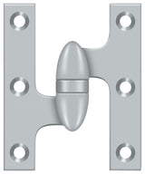 Deltana 3" x 2-1/2" Left Hand Olive Knuckle Hinge; Deltana