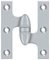 Deltana 3" x 2-1/2" Left Hand Olive Knuckle Hinge; Deltana