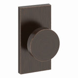 Baldwin Reserve Passage Contemporary Knob with Contemporary 5" Rose with 6AL Latch and Dual Strike Baldwin Reserve