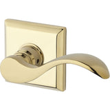 Baldwin Reserve Passage Curve Lever and Traditional Square Rose with 6AL Latch and Dual Strike Baldwin Reserve