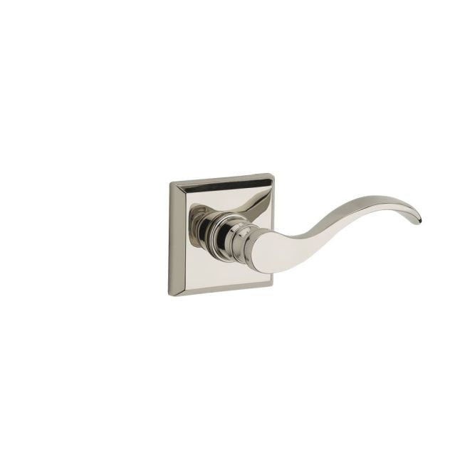 Baldwin Reserve Passage Curve Lever and Traditional Square Rose with 6AL Latch and Dual Strike Baldwin Reserve