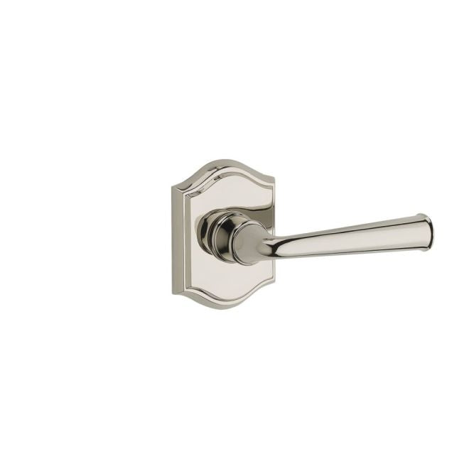 Baldwin Reserve Passage Federal Lever and Traditional Arch Rose with 6AL Latch and Dual Strike Baldwin Reserve