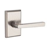 Baldwin Reserve Passage Taper Lever and Rustic Square Rose with 6AL Latch and Dual Strike Baldwin Reserve