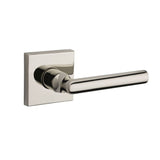 Baldwin Reserve Passage Tube Lever and Contemporary Square Rose with 6AL Latch and Dual Strike Baldwin Reserve