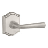 Baldwin Reserve Privacy Federal Lever and Traditional Arch Rose with 6AL Latch and Dual Strike Baldwin Reserve